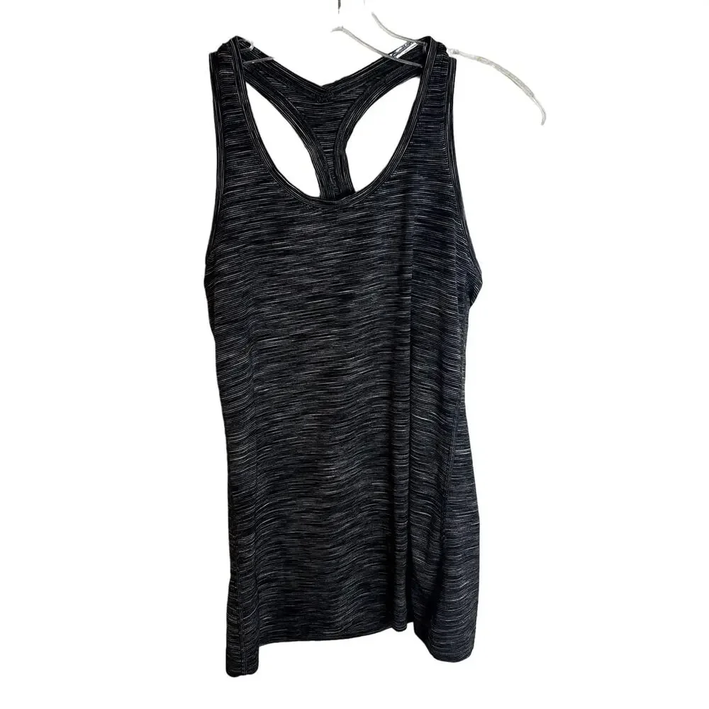 Lululemon Cool Racerback II Wee Are From Space Deep Coal Battleship Size 4/6